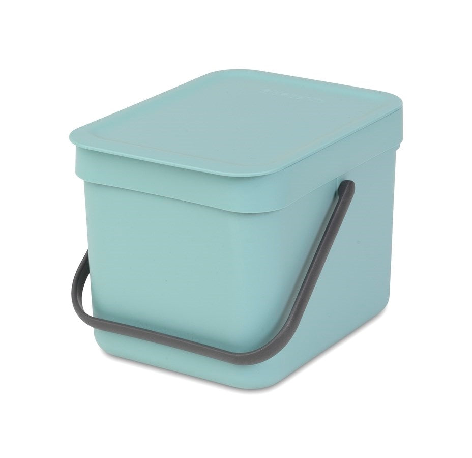 Brabantia Sort & Go Afvalemmer 6 L - Lichtblauw