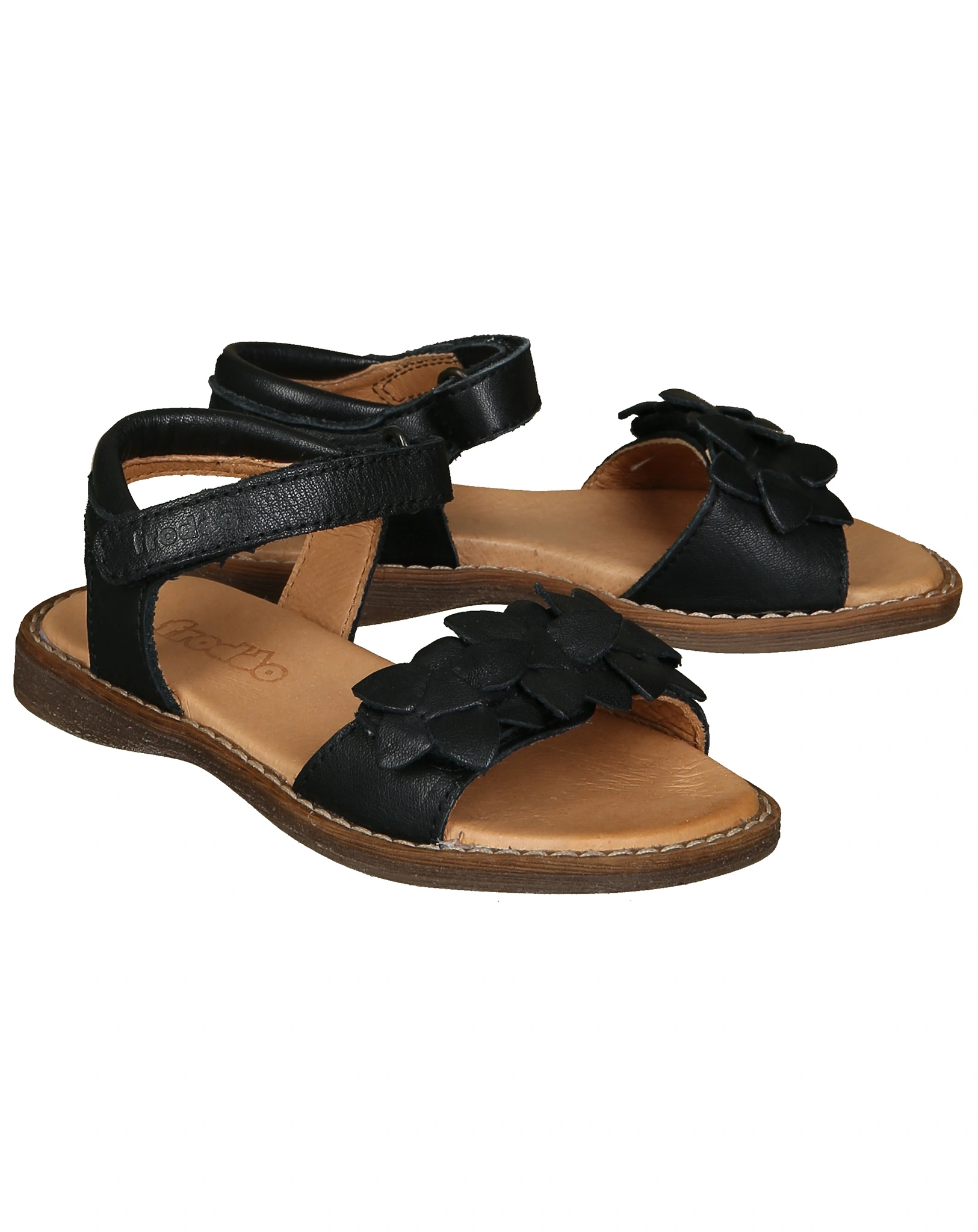 Klett-Sandalen LORE FLOWERS in black