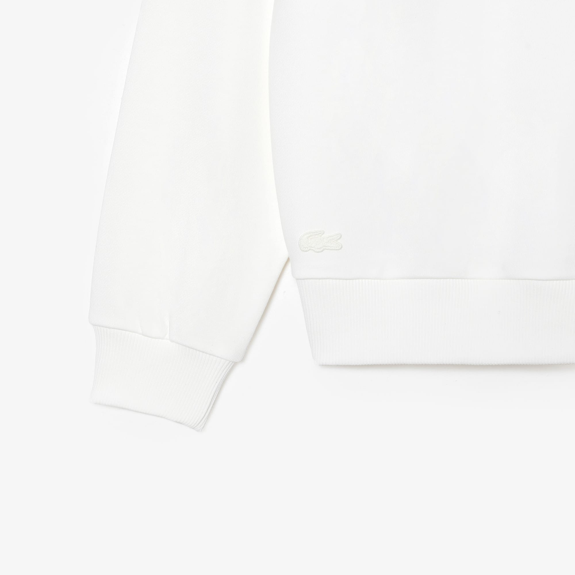 Sweatshirt femme Lacoste x Netflix loose fit molleton de coton biologique Sweatshirts - Blanc - Lacoste - Femme