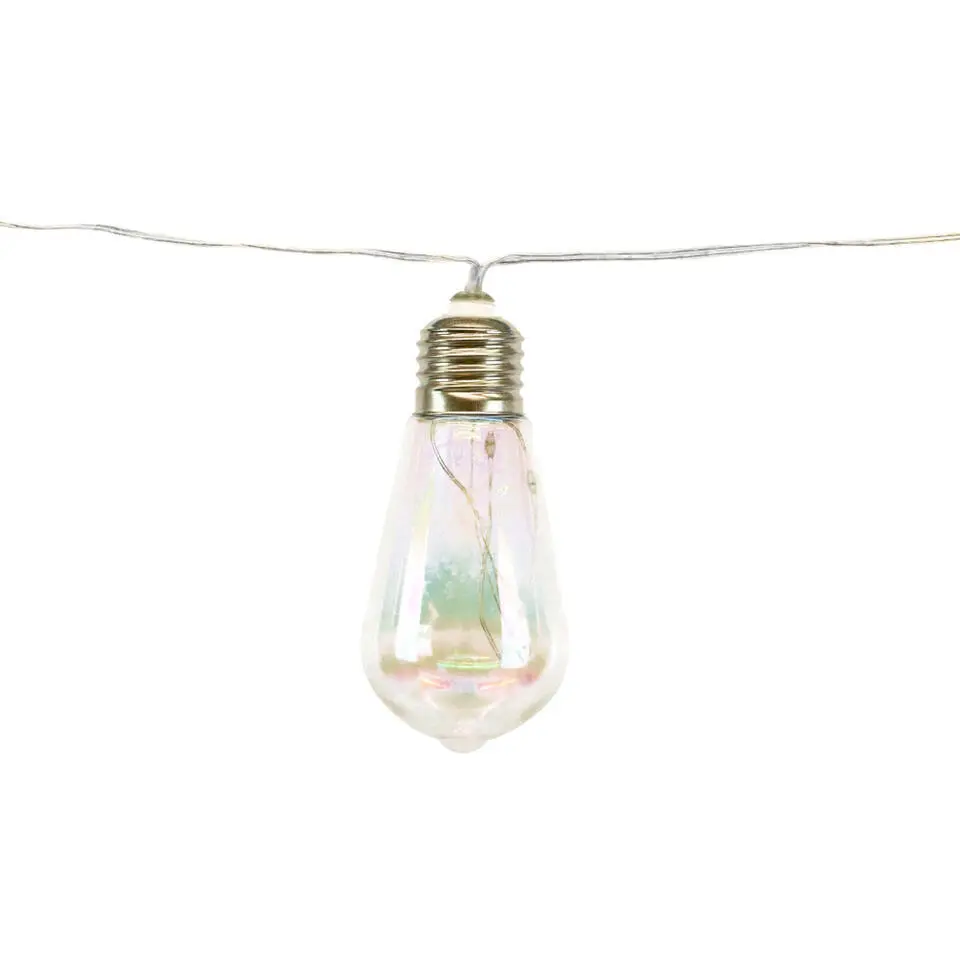 Lampen koord - buisvormige LED - 10 lampjes - zonne-energie