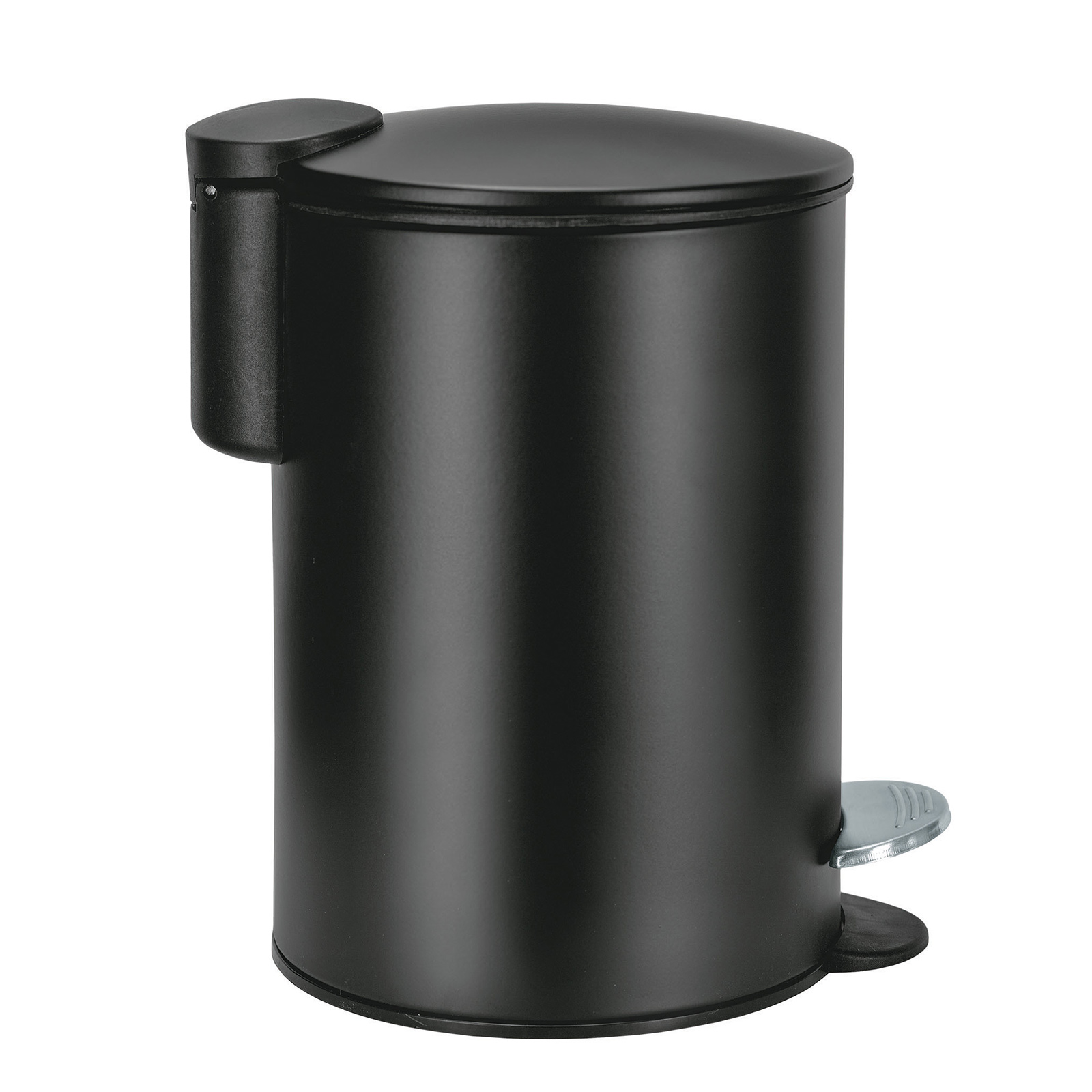 Kosmetikeimer - schwarz - Edelstahl - 3 Liter