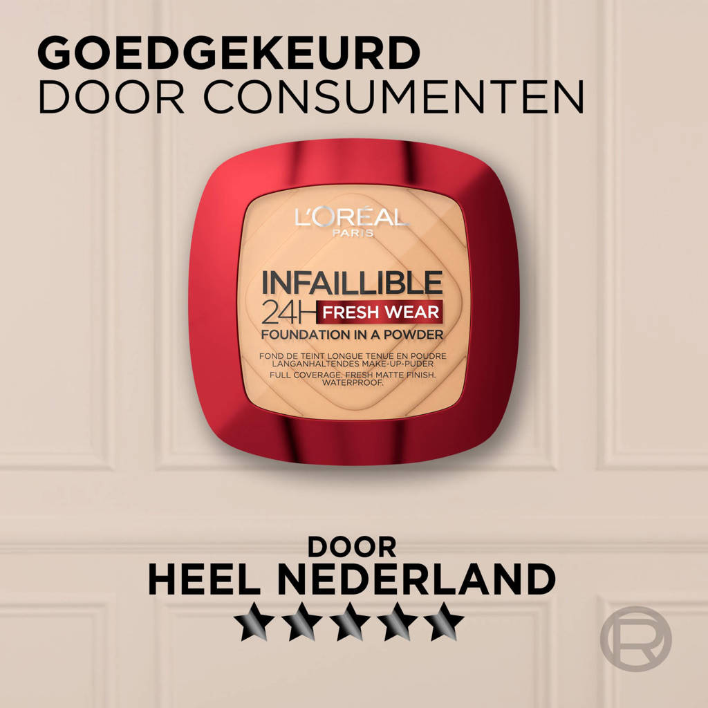 Fijn poductInfaillible 24H Fresh Wear Foundation in a Powder foundation - 120 Vanille