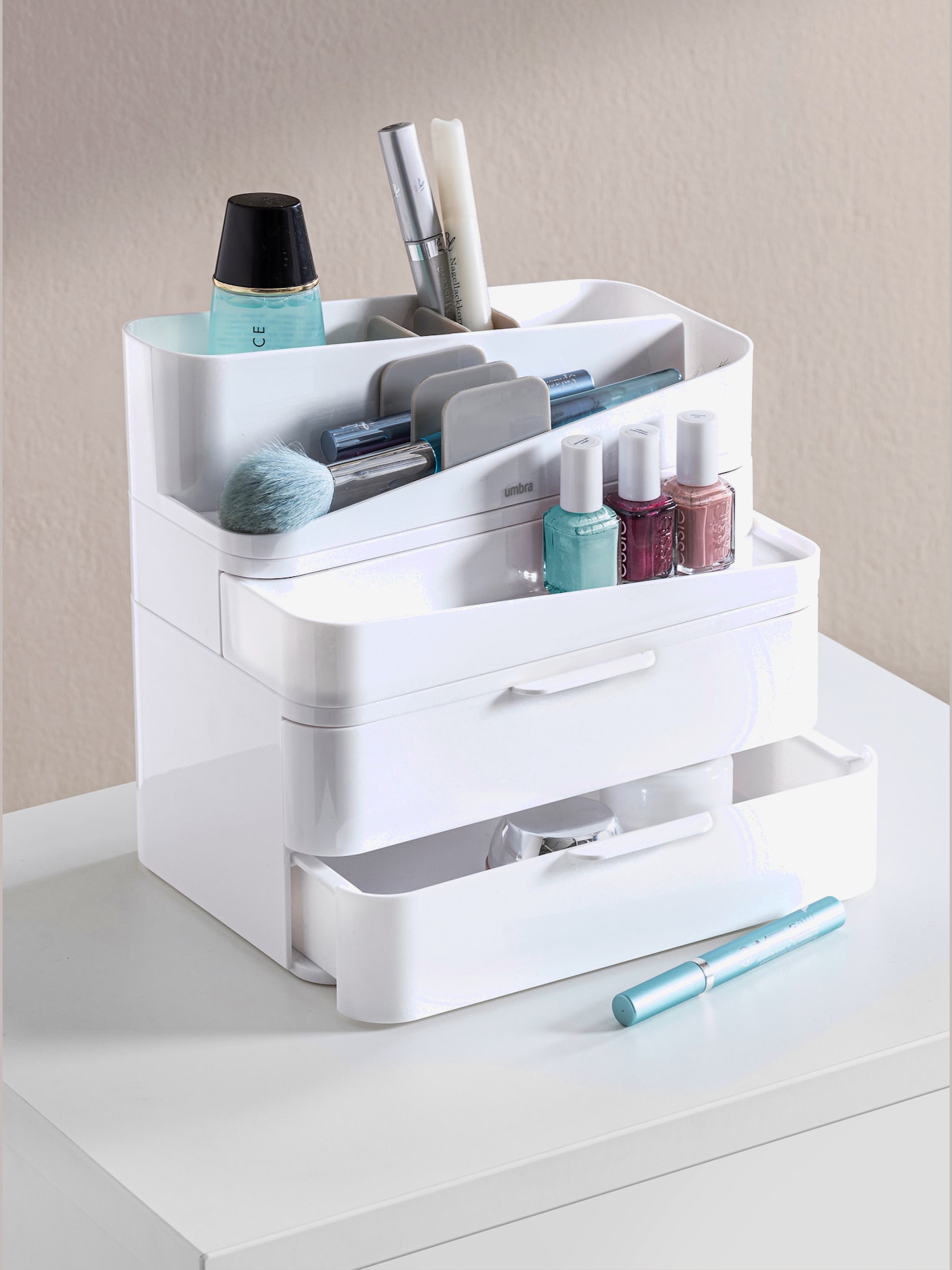 Organisateur maquillage design fonctionnel