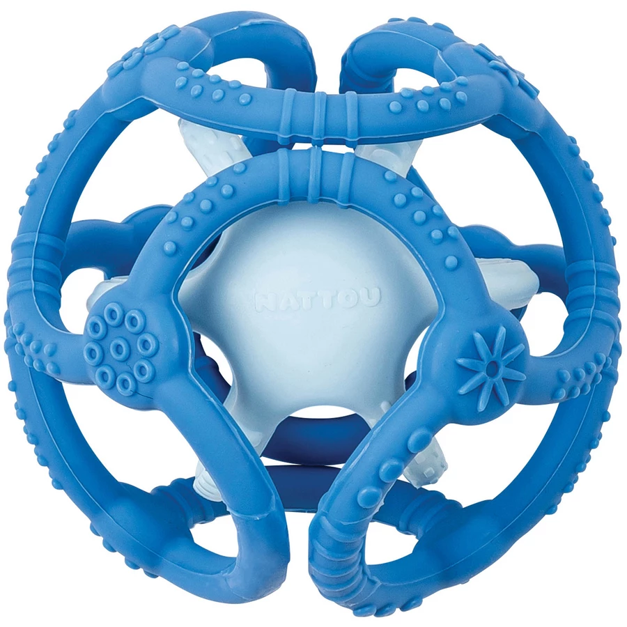 Nattou Set Bälle Petrolblau + hellblau