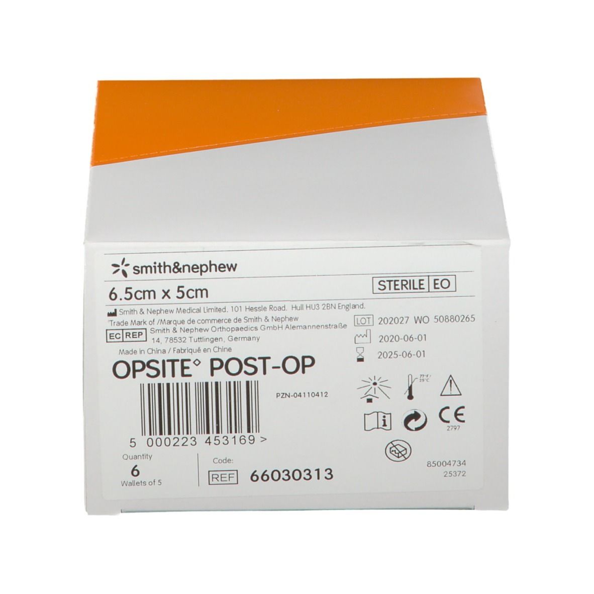 Opsite Post Op 6,5x5cm Verband