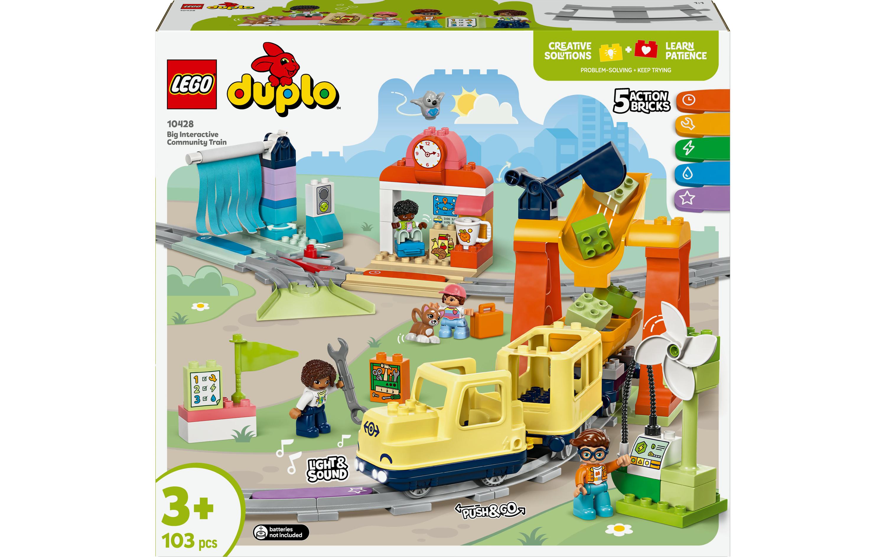 DUPLO® Grosse interaktive Eisenbahn 10428<br>Kreatives Spielset