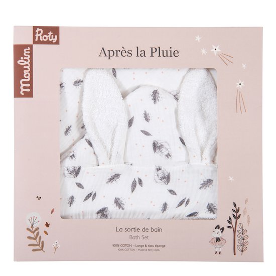 Après la Pluie Sortie de bain   Lapin        de               Moulin Roty