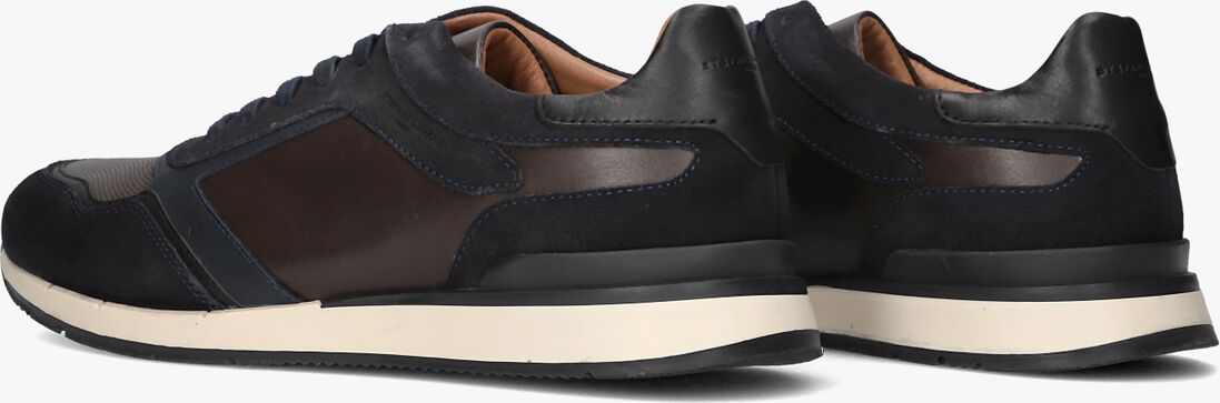 blauwe stefano lauran lage sneakers sl124h610