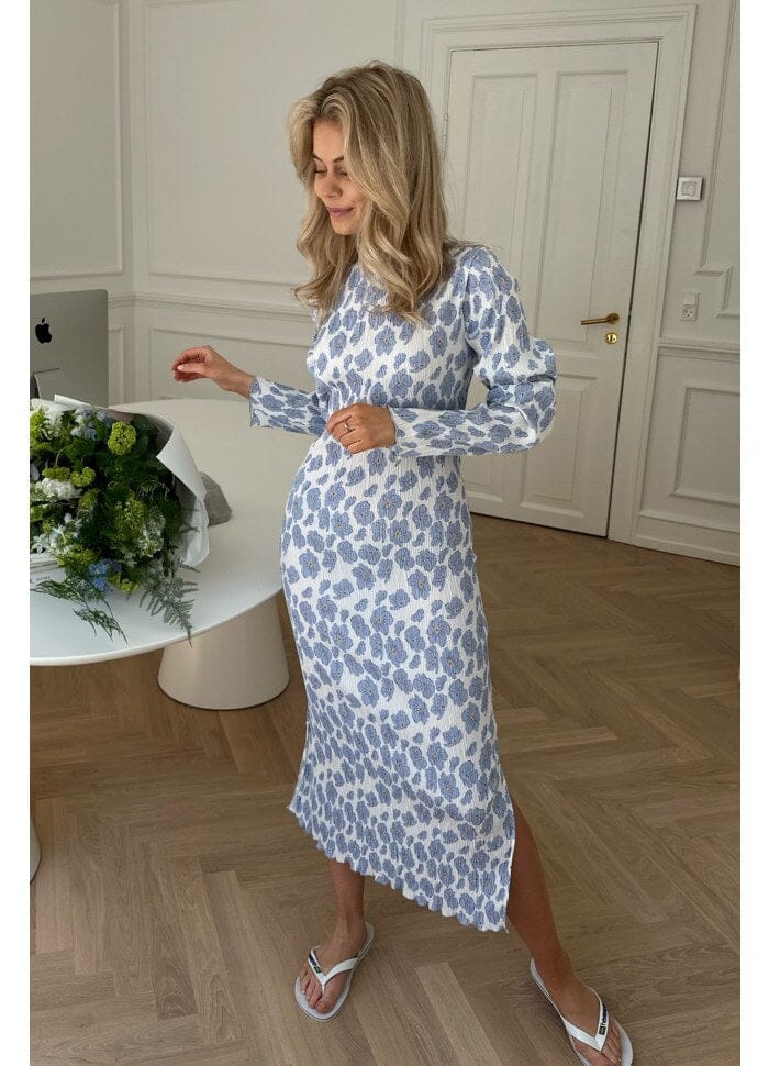BYIC Odaic Dress bdf blue dazzling flower