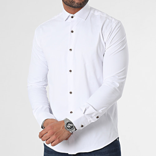 Chemise Manches Longues Blanc