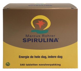 Marcus rohrer Spirulina Tabletten Navulverpakking 540ST