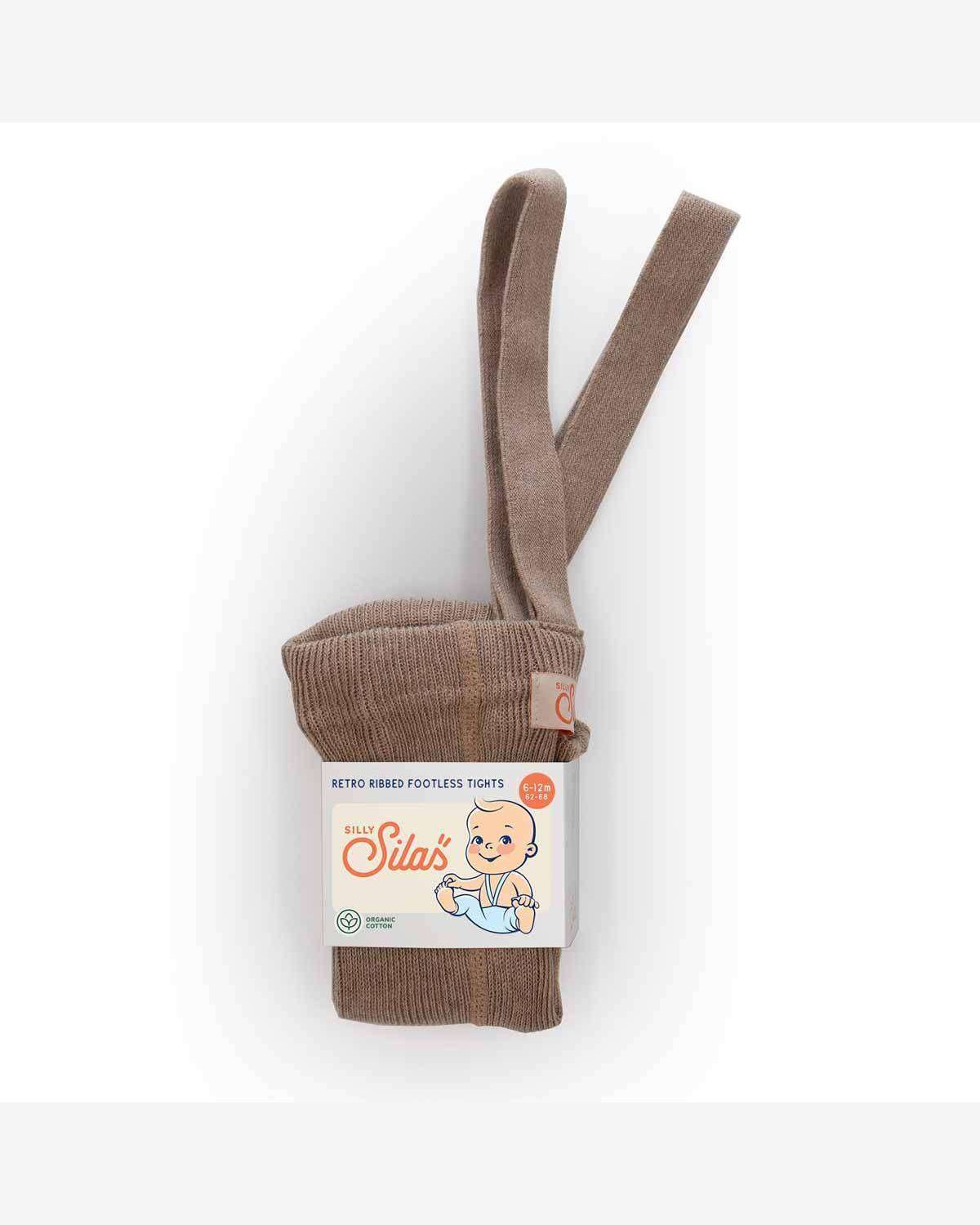 Strømpebukse Rib u/ føtter, m/ seler – Footless Tights