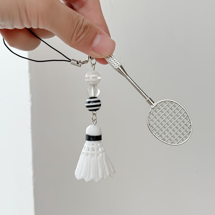 Coolkiss - Badmintontashanger sleutelhanger / telefoonhanger