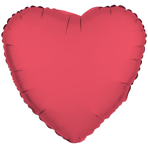 Hart Helium Ballon Rood Leeg 43cm