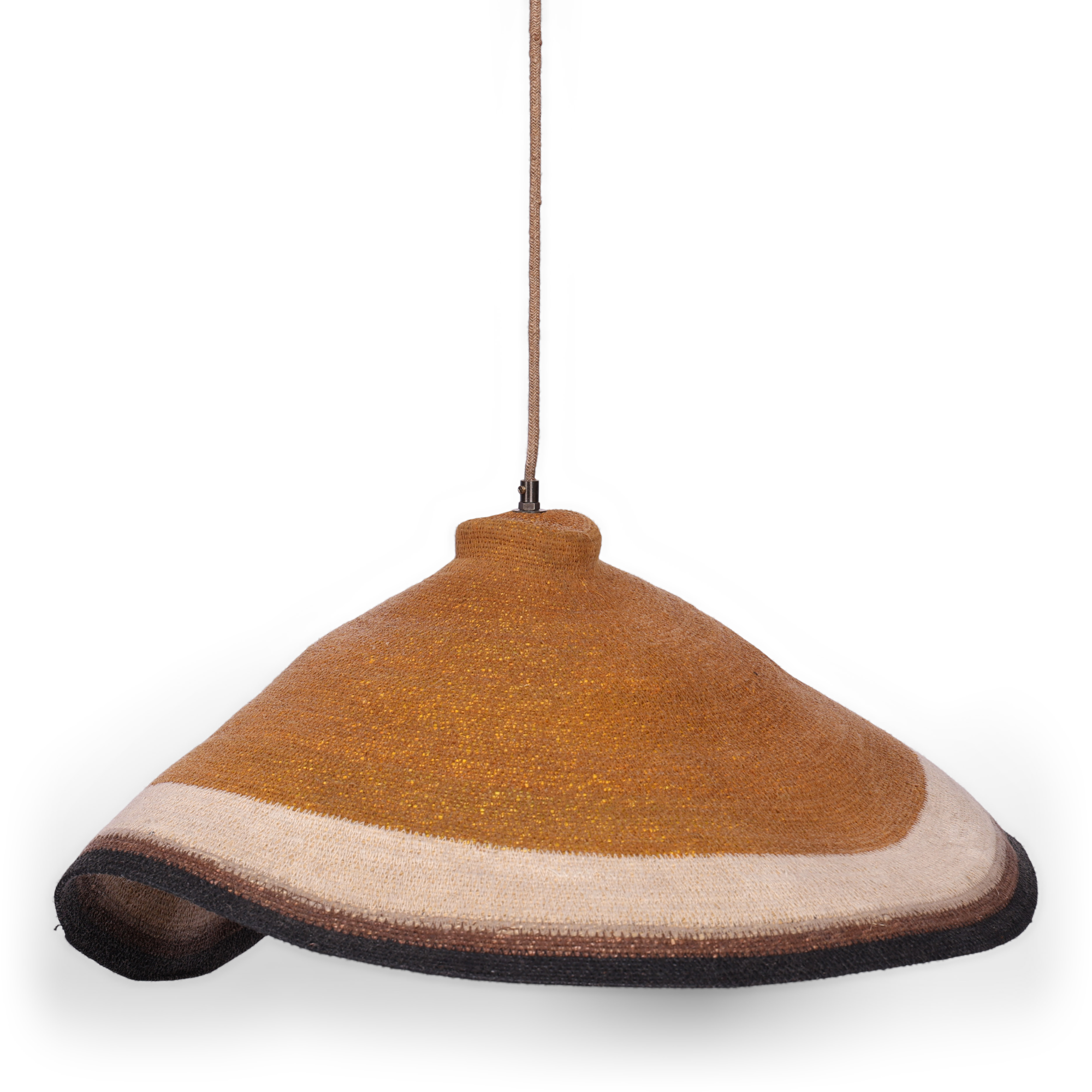 Hanglamp Nela khaki seagrass
