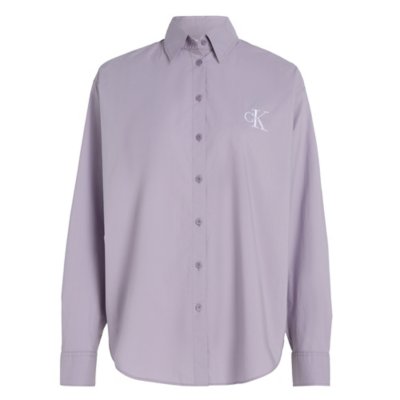 Chemise à manches longues femme Monologo Relaxed CALVIN KLEIN