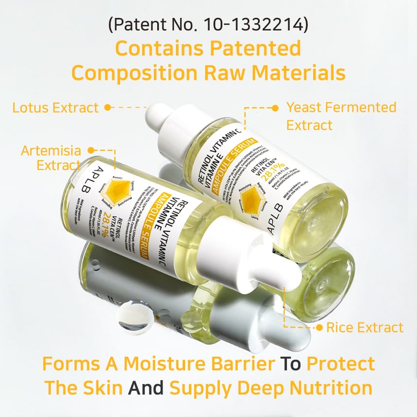 APLB - Retinol Vitamine C Vitamine E Ampulserum