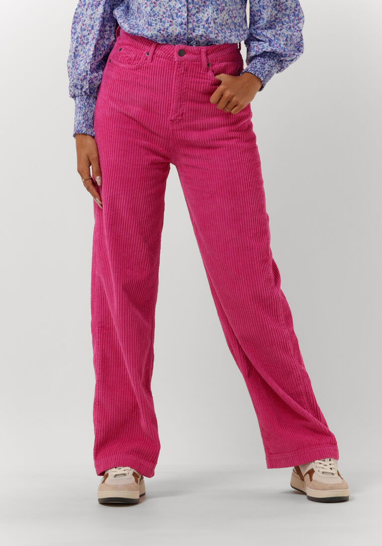 CO\\'COUTURE roze co'couture wijde broek vika corduroy jeans