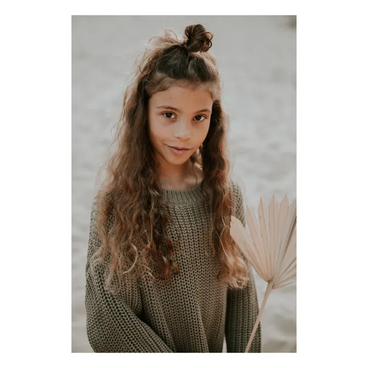 Yuki Pull Chunky Coton Bio | Sauge