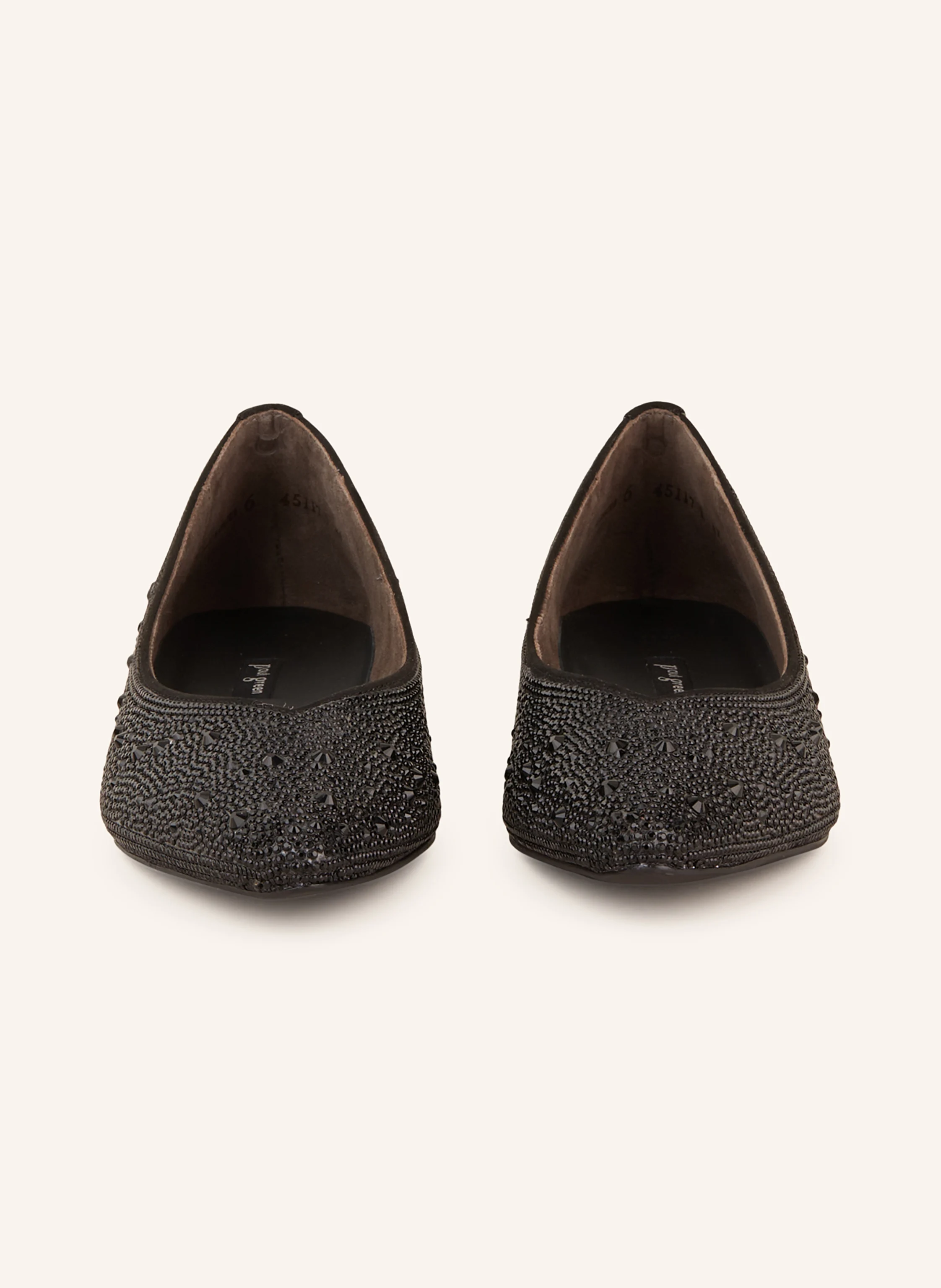 paul green Ballerinas mit Schmucksteinen