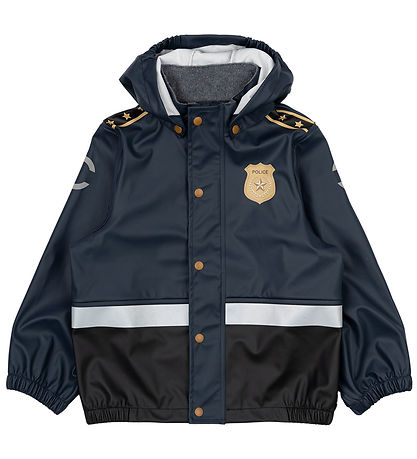 Mikk-Line Regenkleidung m. Träger - PU - Blue Nights m. Polizei