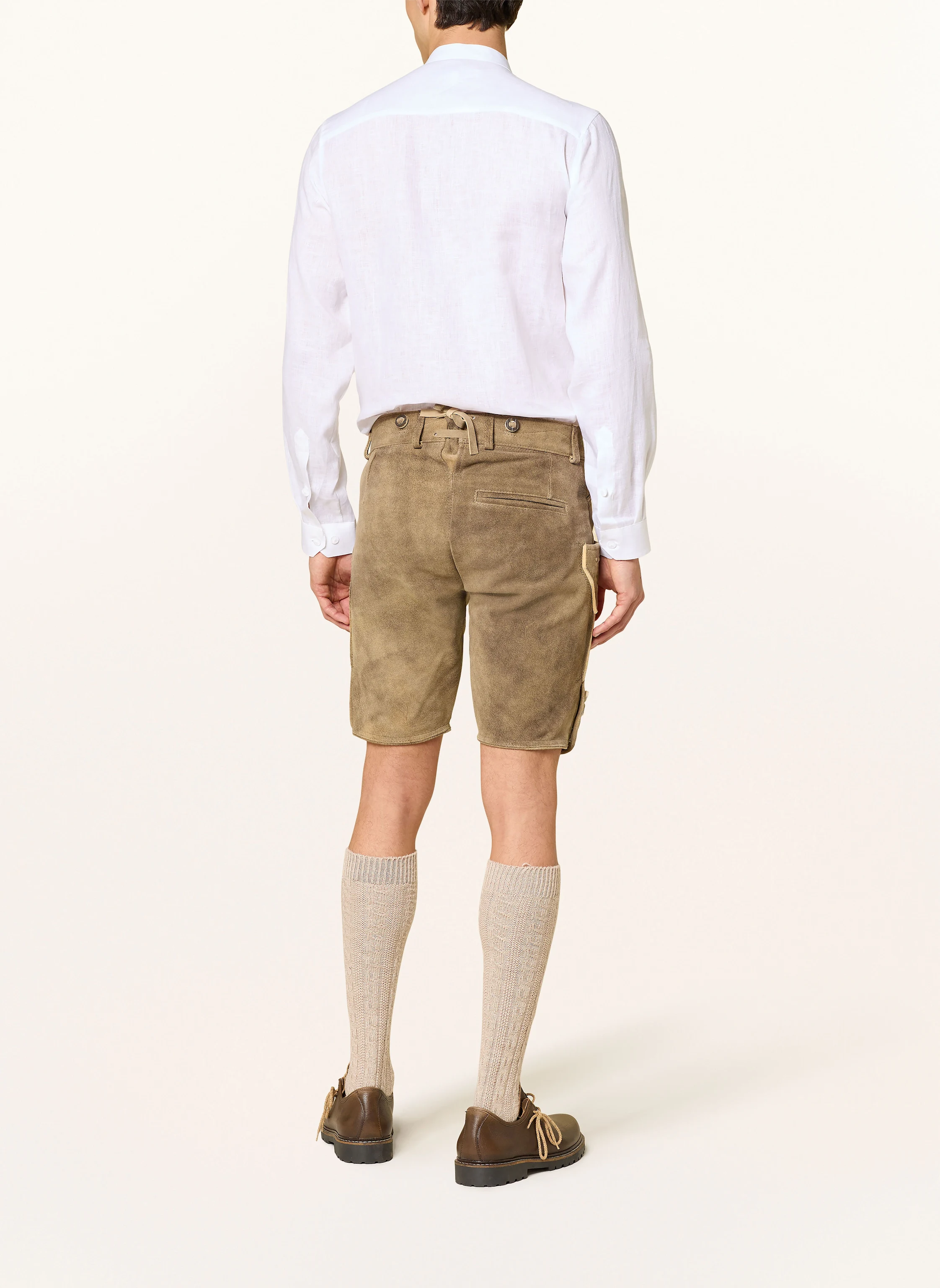 Johann & Johanna Trachtenhemd STEFFEN Tailored Fit aus Leinen