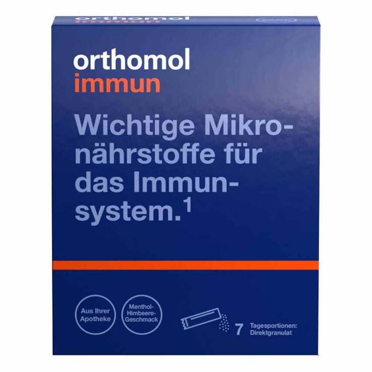 Orthomol Immun Direktgranulat Menthol-Himbeere, 7 St