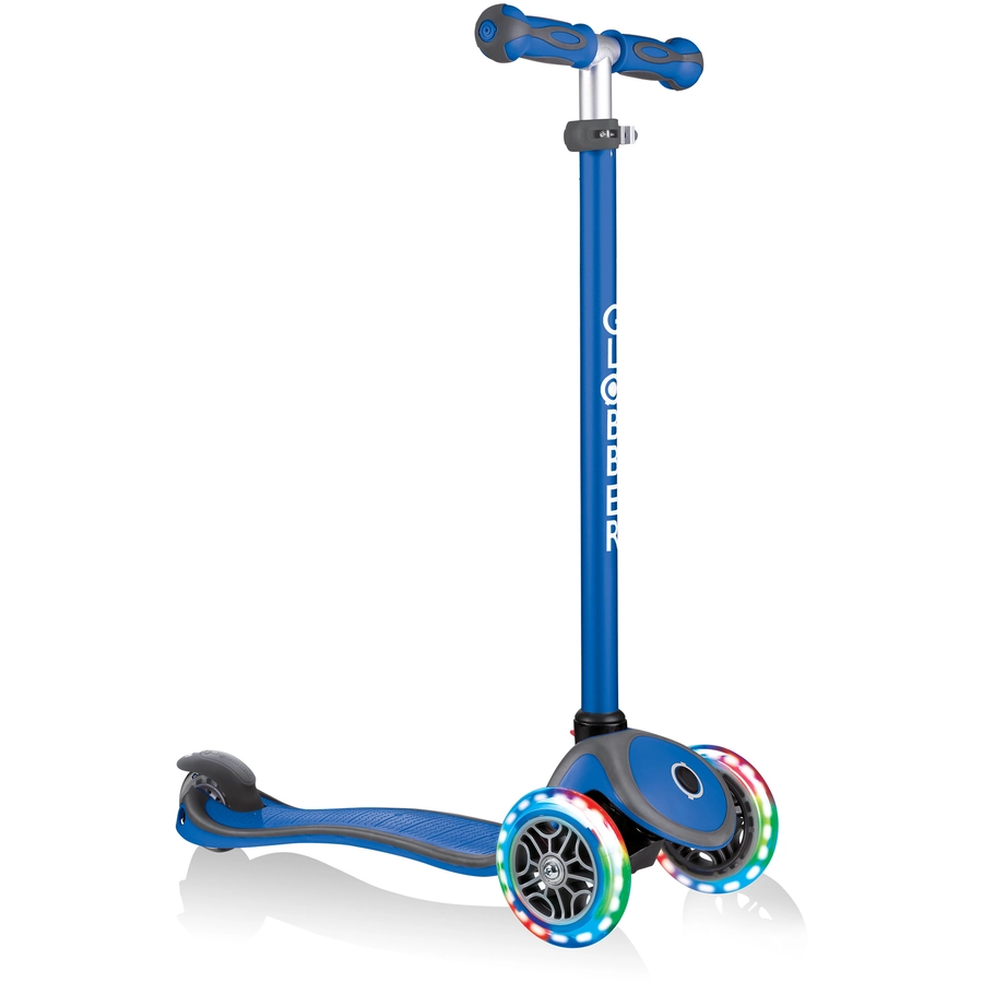 GLOBBER GO-UP COMFORT LIGHTS mit Leuchtrollen, navy blau