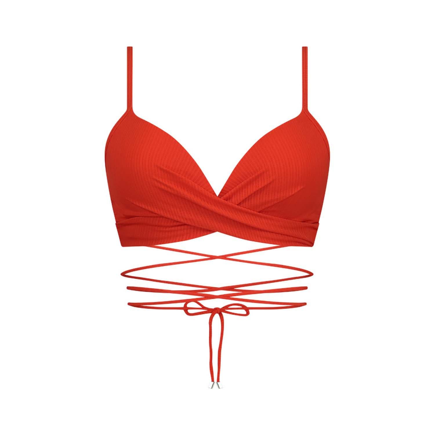 Beachlife  Fiery Red Padded Top