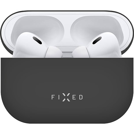 Fixed Apple Airpods Pro 2 silikoneetui - sort