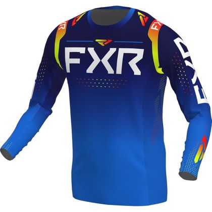 Maillot cross FXR HELIUM NAVY INFERNO 2022 - Bleu