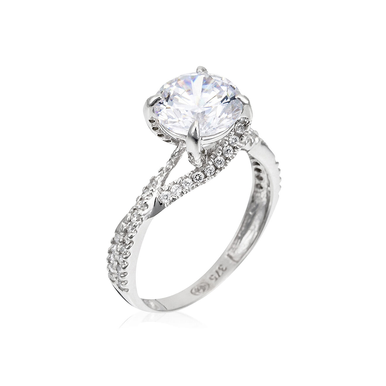 Instant d'Or Bague Tourbillon or blanc