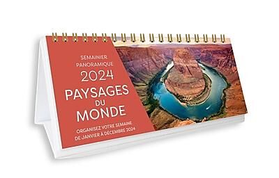 SEMAINIER PANORAMIQUE 2024 PAYSAGES DU MONDE