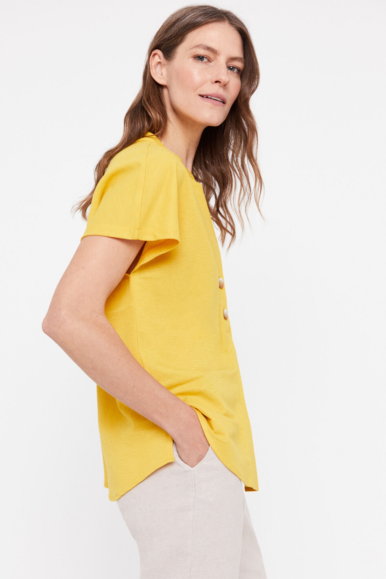 Blusa confortável - Amarela