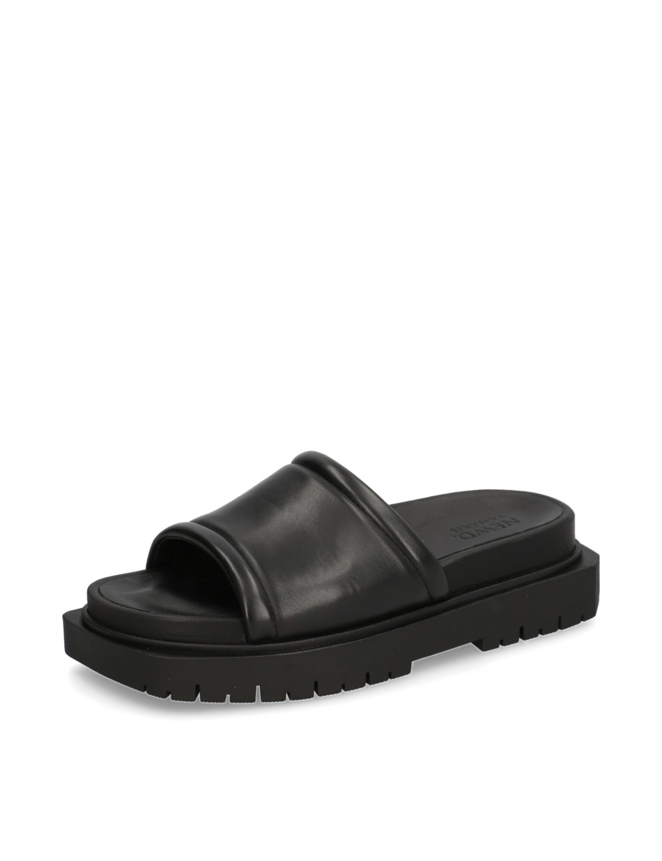 Glattleder Pantoffel