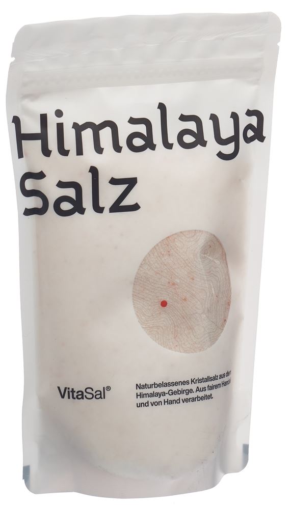VITASAL Kristallsalz Himalaya<br>400 g, Beutel, fein PE