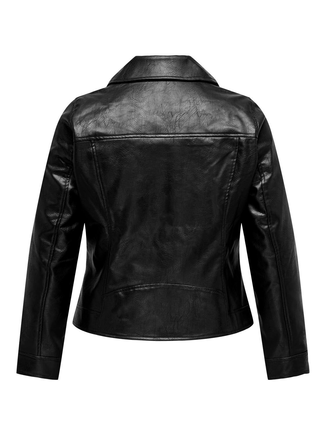 CARHANNE Kunstlederjacke Black