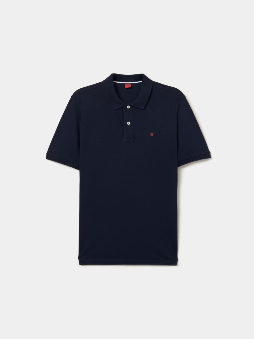 Polo piqué regular fit de algodão