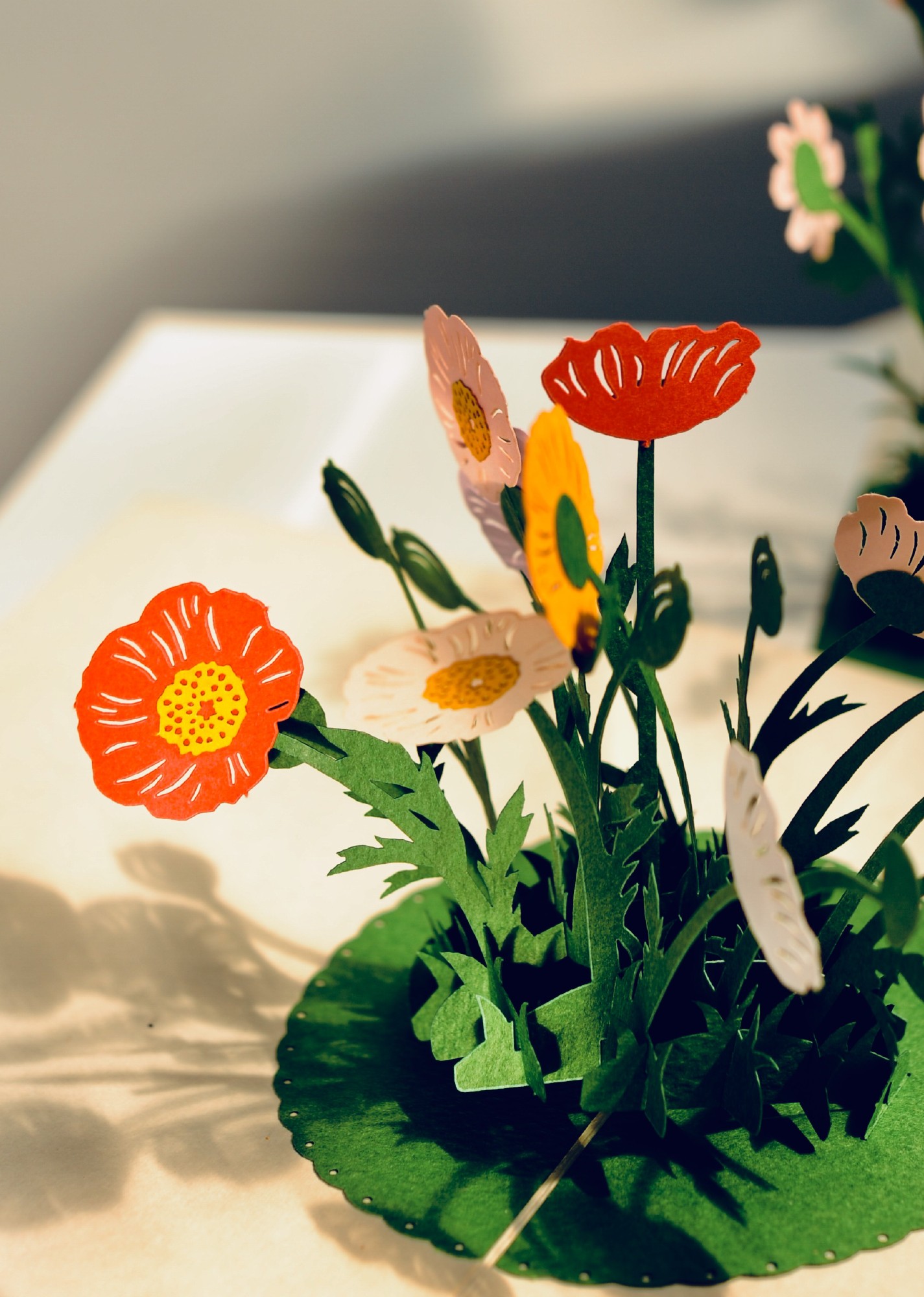 Pop-Up Karte 'Blumenwiese', multicolor, L 18 cm, B 13 cm günstig bestellen