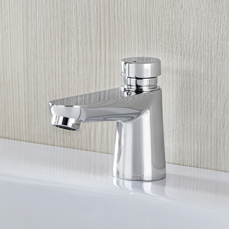 Grohe Euroeco fonteinkraan zelfsluitend chroom