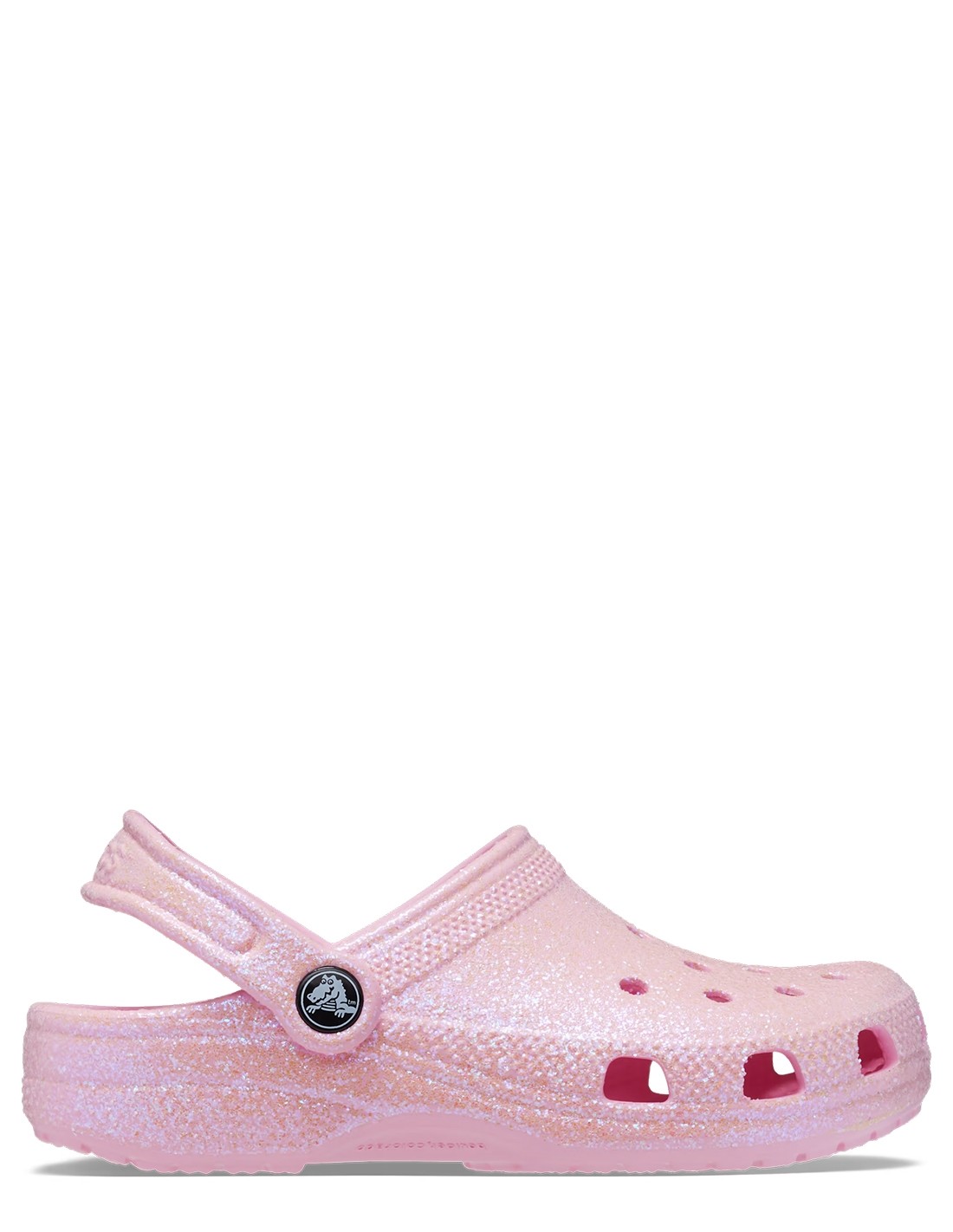 crocs sabots femme enfant classic glitter clog rose