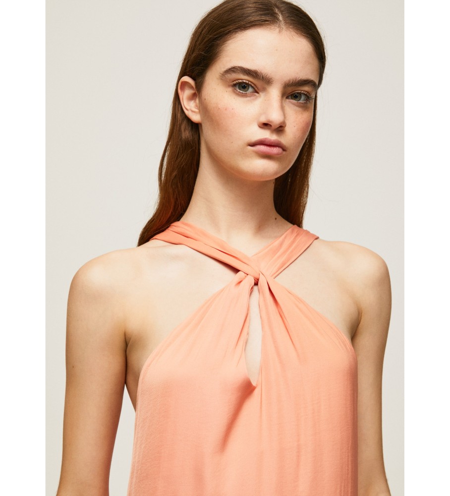 Vestido laranja Casey da Pepe Jeans