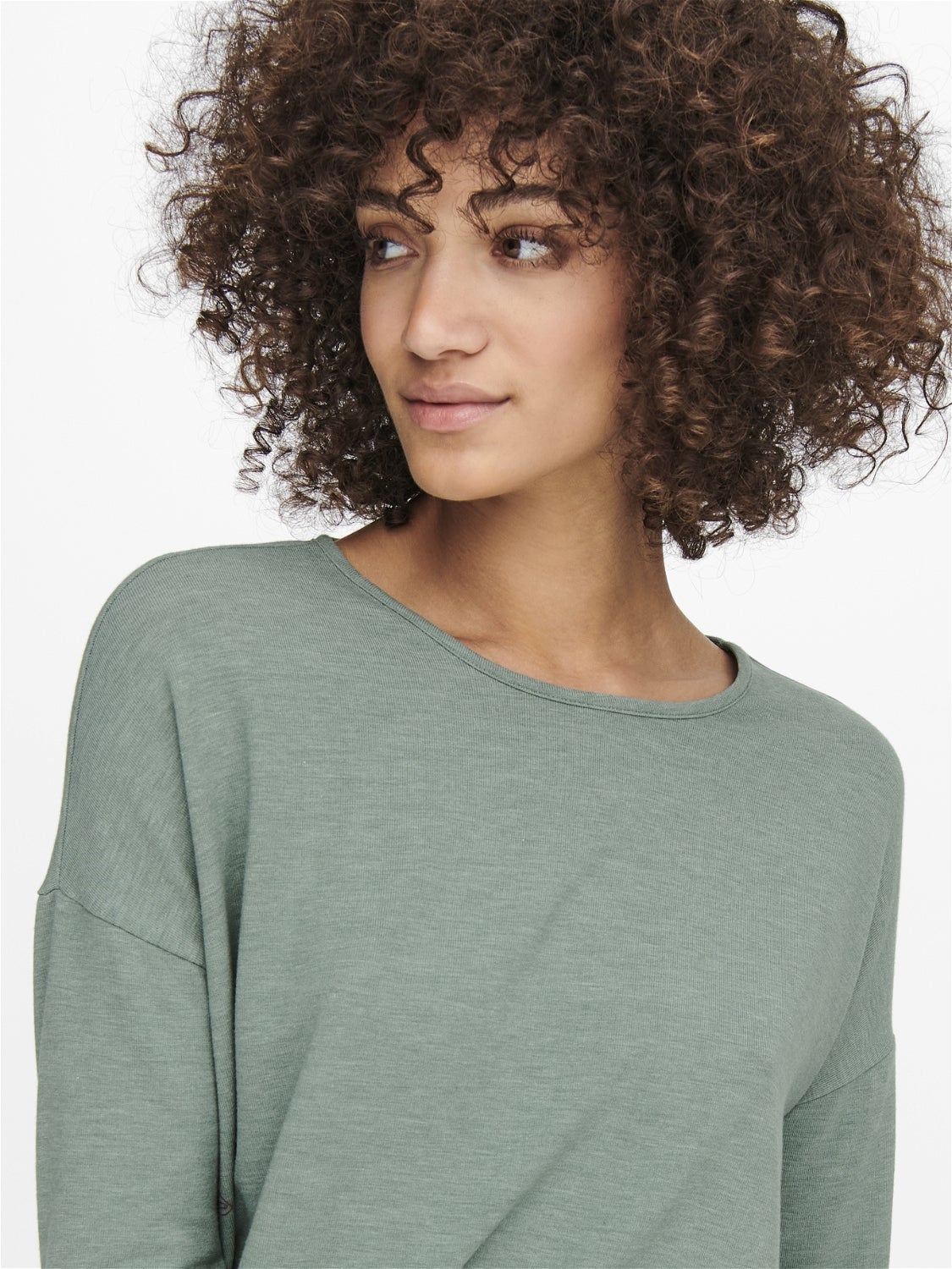 ONLGLAMOUR Top Chinois Green