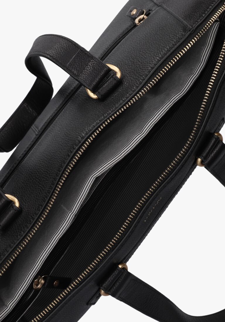 LOULOU ESSENTIELS zwarte loulou essentiels laptoptas laptopbag royal nappa