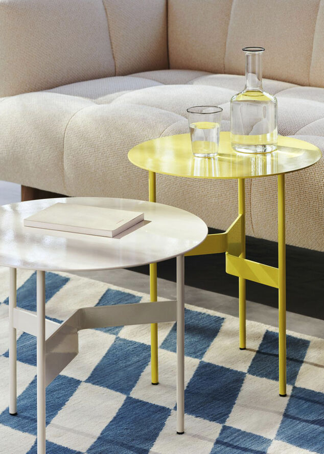 Hay Shim Coffee Table-Ø45 x H51-Custard