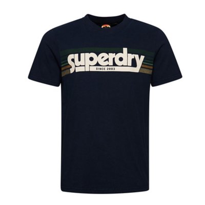 Tee-shirt à manches courtes homme Terrain Striped Logo SUPERDRY
