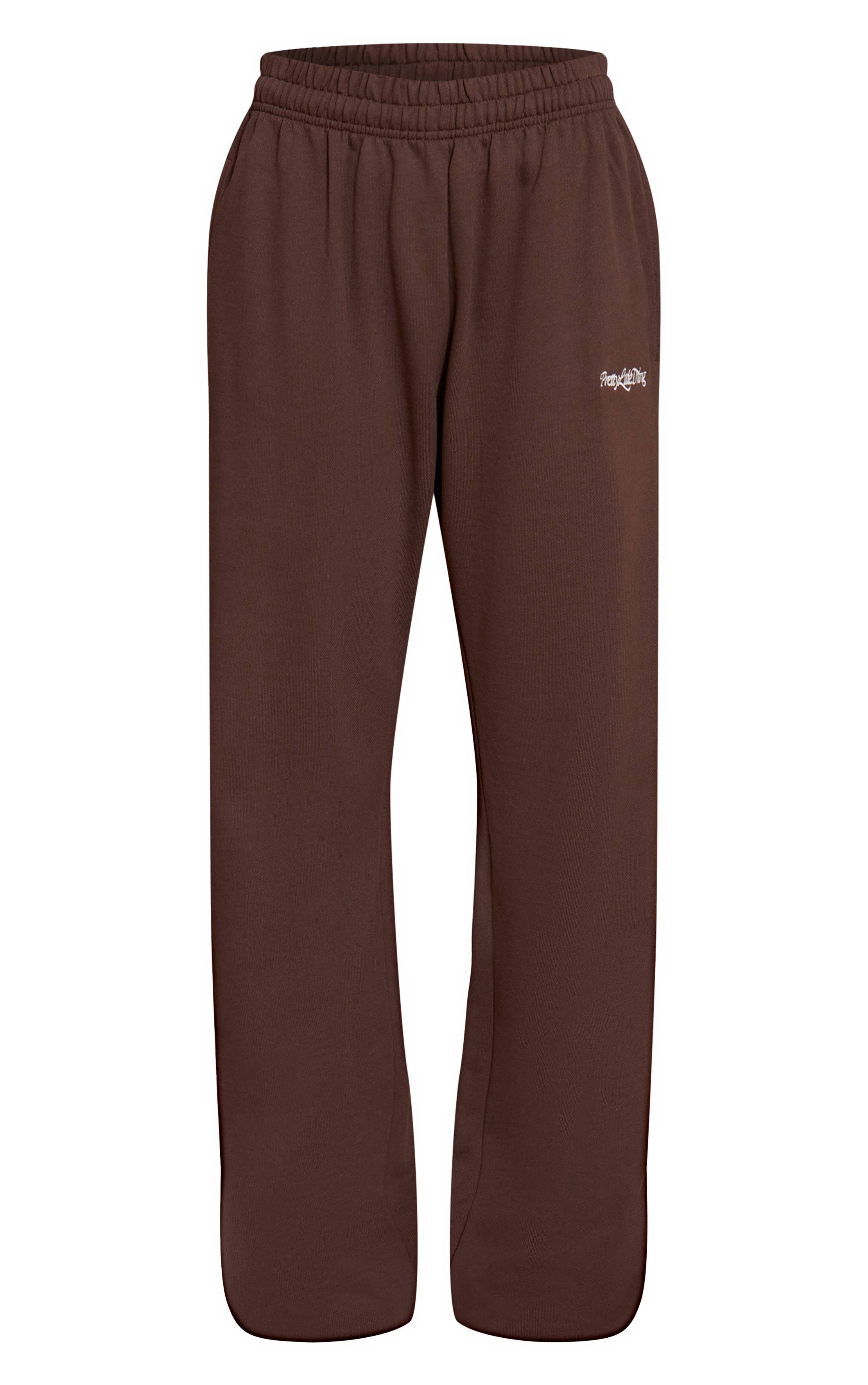 Chocolat Jogging À Revers En Molleton De Coton Épais 440 G/m²