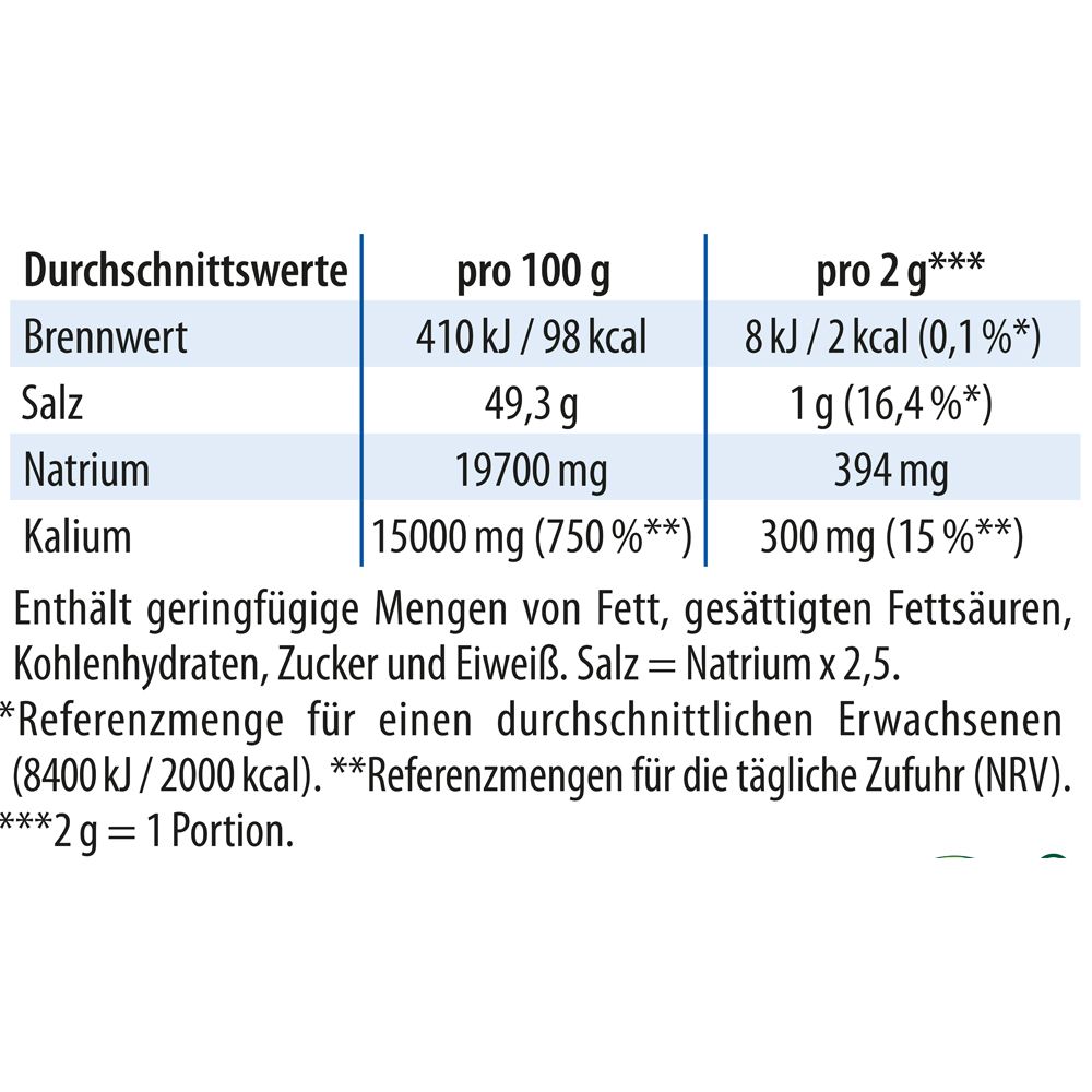 Dr. Jacob's Blutdruck-Salz Kalium Magnesium Citrate Salzersatz