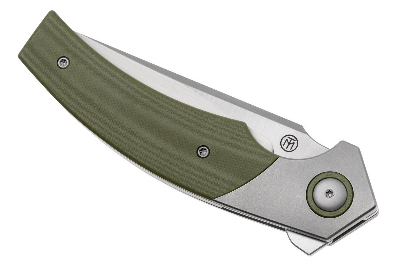Grailer 4 OD Green G10 zakmes, Michel Timmermans design