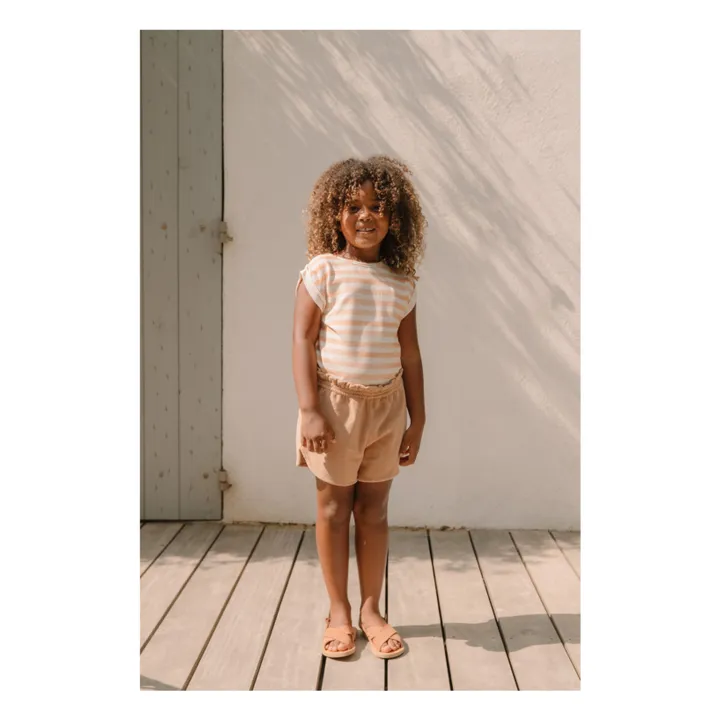 Studio Bohème T-shirt Bama Rayé | Rose